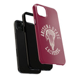 Vintage Arizona State Lacrosse with Stick Head Graphic Tough iPhone and Samsung Galaxy Cases  Phone Case