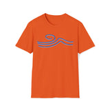 Hand Drawn Wave, Simple Graphic for Surfers, Swimmers, Ocean Enthusiasts