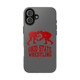 Ohio State Wrestling on Gray Tough Phone Cases