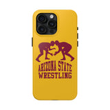 Arizona State Wrestling on Gold Tough Phone Cases