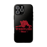 Wrestling Miami with Red Wrestling Graphic Tough iPhone and Samsung Galaxy Cases  Phone Case