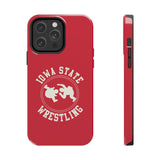 Iowa State Wrestling Vintage Logo Tough iPhone and Samsung Galaxy Cases  Phone Case