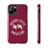 Arizona State Wrestling Vintage Logo Tough iPhone and Samsung Galaxy Cases  Phone Case