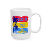 Born In July - 100% Summer Vibes Ceramic Mug  Mug