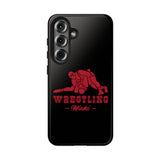 Wrestling Miami with Red Wrestling Graphic Tough iPhone and Samsung Galaxy Cases  Phone Case