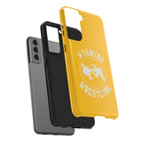 Wyoming Wrestling Vintage Logo Tough iPhone and Samsung Galaxy Cases  Phone Case