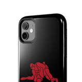 Wrestling Miami with Red Wrestling Graphic Tough iPhone and Samsung Galaxy Cases  Phone Case