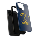 Vintage Michigan Hockey Tough Phone Cases