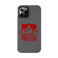 Ohio State Wrestling on Gray Tough Phone Cases