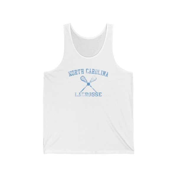Vintage North Carolina Lacrosse Tank Top Sleeveless Top Singlet  Tank Top