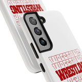 Wrestling Ohio State in Modern Stacked Lettering Tough iPhone and Samsung Galaxy Cases  Phone Case