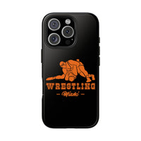 Wrestling Miami with Orange Wrestling Graphic Tough Phone Cases