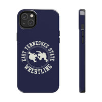 East Tennessee State Wrestling Vintage Logo Tough Phone Cases