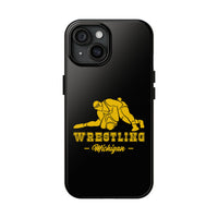 Wrestling Michigan Wrestling Graphic Tough Phone Cases