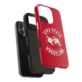 Iowa State Wrestling Vintage Logo Tough iPhone and Samsung Galaxy Cases  Phone Case