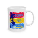 Born In July - 100% Summer Vibes Ceramic Mug  Mug