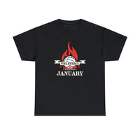 Volleyball Legends Are Born In January T-Shirt