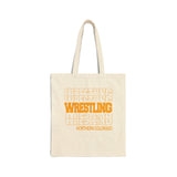 Northern Colorado Wrestling in Modern Stacked Lettering Canvas Tote Bag  Bags