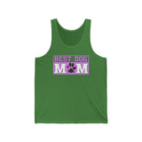 Best Dog Mom Paw Print Tank Top  Tank Top
