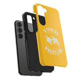 Wyoming Wrestling Vintage Logo Tough iPhone and Samsung Galaxy Cases  Phone Case