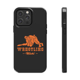 Wrestling Miami with Orange Wrestling Graphic Tough Phone Cases