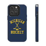 Vintage Michigan Hockey Tough iPhone and Samsung Galaxy Cases  Phone Case