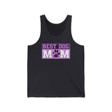 Best Dog Mom Paw Print Tank Top  Tank Top