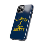 Vintage Michigan Hockey Tough iPhone and Samsung Galaxy Cases  Phone Case