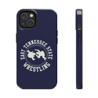 East Tennessee State Wrestling Vintage Logo Tough Phone Cases