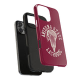 Vintage Arizona State Lacrosse with Stick Head Graphic Tough iPhone and Samsung Galaxy Cases  Phone Case