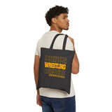 Northern Colorado Wrestling in Modern Stacked Lettering Canvas Tote Bag  Bags