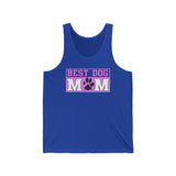 Best Dog Mom Paw Print Tank Top  Tank Top