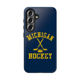 Vintage Michigan Hockey Tough iPhone and Samsung Galaxy Cases  Phone Case