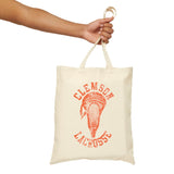 Clemson Lacrosse Vintage Lacrosse Stick Canvas Tote Bag  Bags