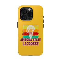 Arizona State Lacrosse on Gold Tough Phone Cases