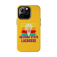 Arizona State Lacrosse on Gold Tough Phone Cases