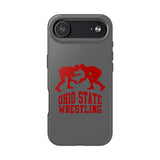 Ohio State Wrestling on Gray Tough iPhone and Samsung Galaxy Cases  Phone Case