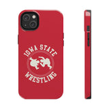 Iowa State Wrestling Vintage Logo Tough iPhone and Samsung Galaxy Cases  Phone Case