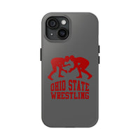 Ohio State Wrestling on Gray Tough Phone Cases