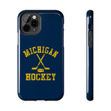 Vintage Michigan Hockey Tough iPhone and Samsung Galaxy Cases  Phone Case