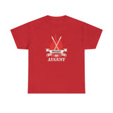 Hockey Legends Are Born In August T-Shirt