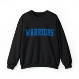 Warriors Sweatshirt (Blue Athletic Text)