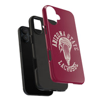 Vintage Arizona State Lacrosse with Stick Head Graphic Tough Phone Cases