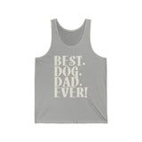 Best Dog Dad Ever Text Tank Top  Tank Top
