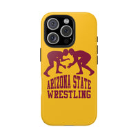 Arizona State Wrestling on Gold Tough Phone Cases