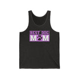 Best Dog Mom Paw Print Tank Top  Tank Top