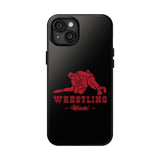 Wrestling Miami with Red Wrestling Graphic Tough iPhone and Samsung Galaxy Cases  Phone Case