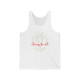 Customized Lacrosse Tank Top With Vintage Lacrosse Stick Head