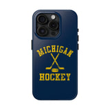 Vintage Michigan Hockey Tough iPhone and Samsung Galaxy Cases  Phone Case
