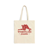 Wrestling Grandma Canvas Tote Bag  Bags